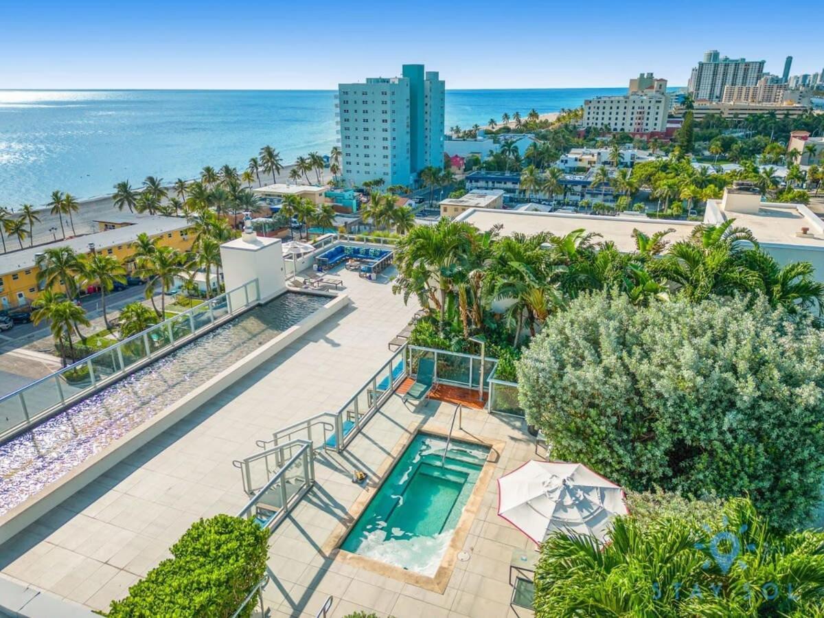 Best Stay - Rooftop Pool & Hot Tub - Hollywood Beach Exterior photo